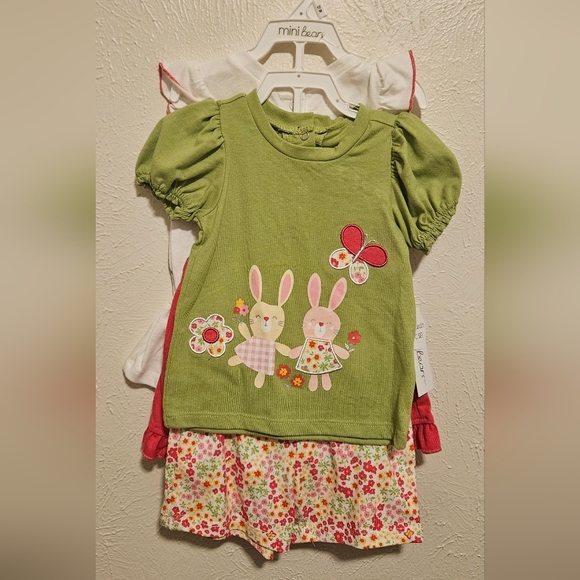 NWT Mini Bean 2 Set Outfit - Picture 1 of 2